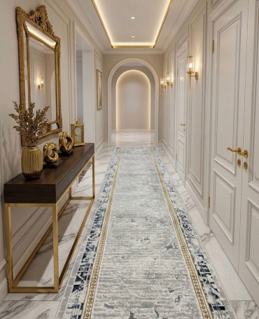 Ковровая дорожка Ulutas Carpet короткий ворс, полипропилен, полиэстер, 80 см x 4 м