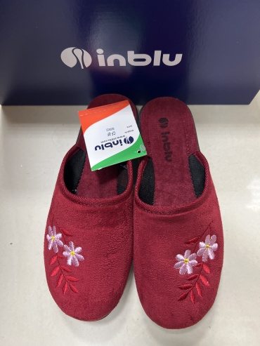 Тапочки inblu бордовый