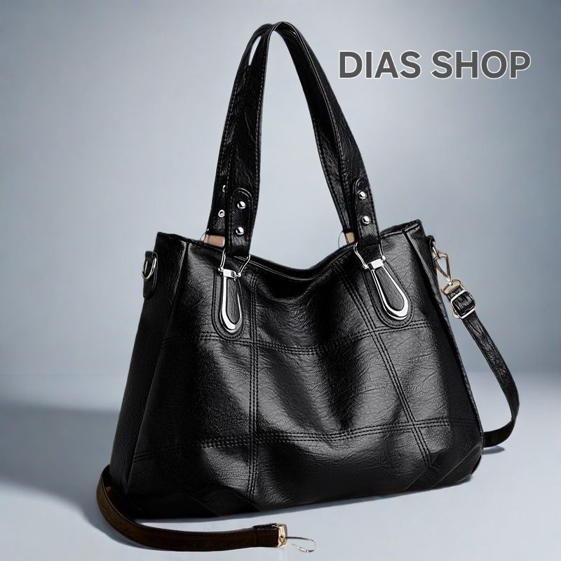 Сумка тоут DIAS SHOP экокожа черный
