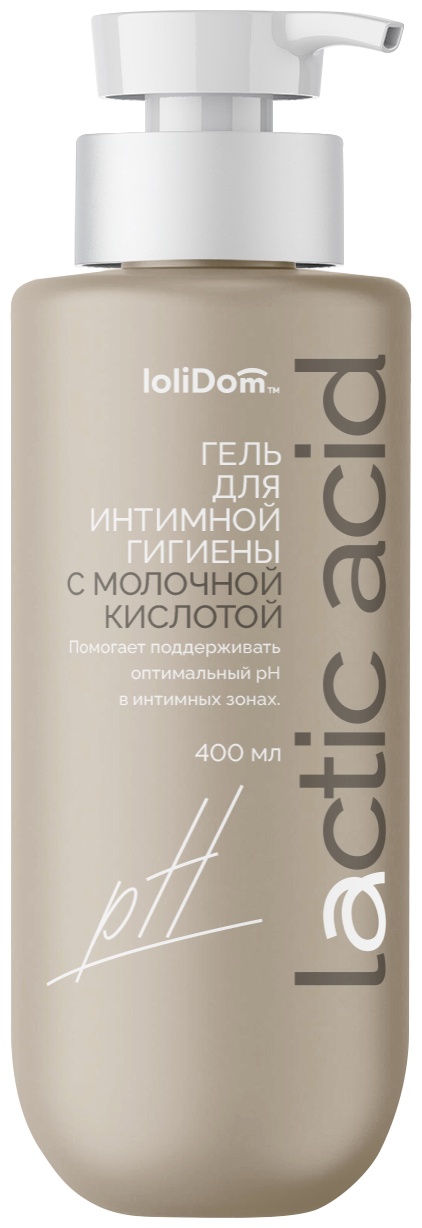 LoliDom Lactic Acid гель для интимной гигиены 400 мл