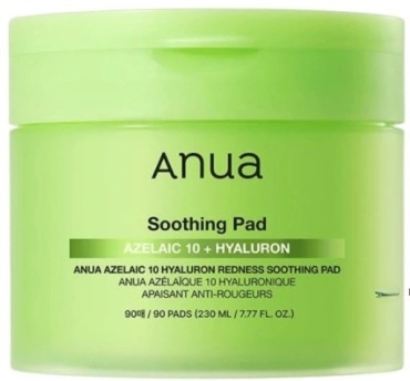 Anua тонер Soothing Pad Azelaic 10 Hyaluron 90 шт