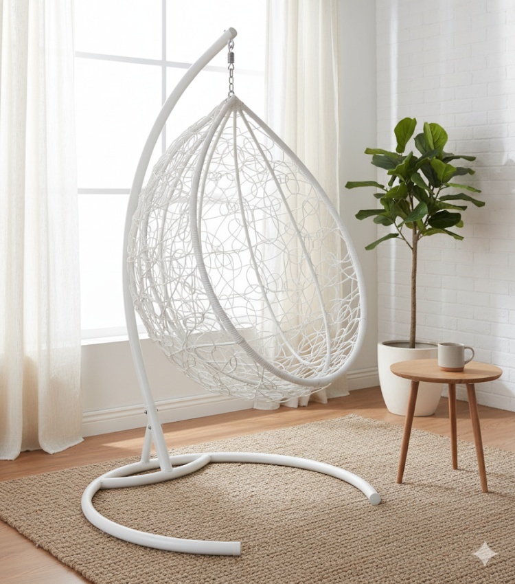 Подвесное кресло Капля 72x98x186 см, Макс. нагрузка: 120 кг