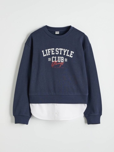 Свитшот LC Waikiki синий