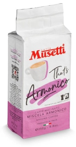 Кофе Musetti Armonico молотый 250 г