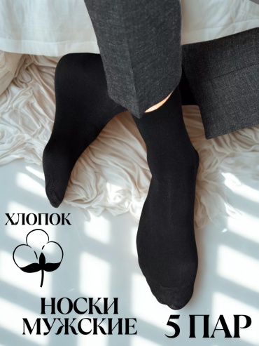 Носки Rashel 5 пар черный 41-48