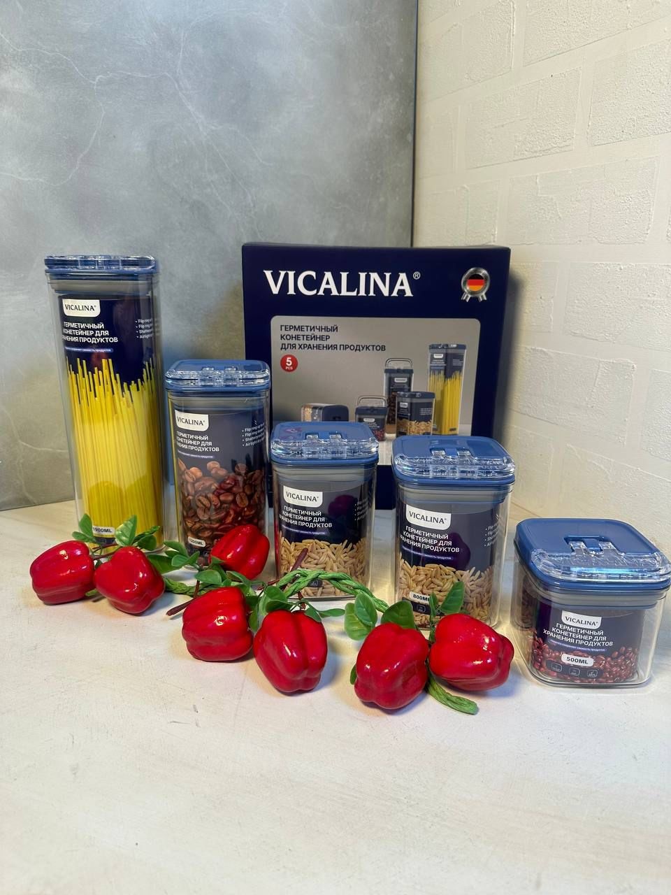 Vicalina контейнер Vicalina, пластик