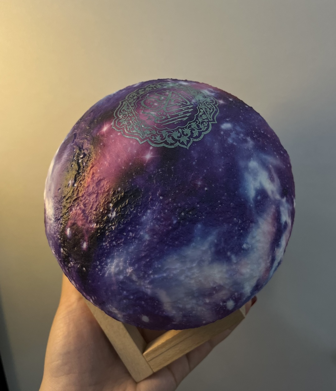 Декоративный светильник настольный Moon Lamp SQ-162, разноцветный