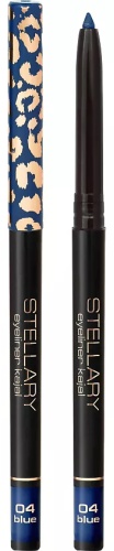 Stellary Автоматический карандаш-каял для глаз Eyeliner Kajal подводка-фломастер синий 04 Blue