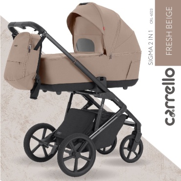 Коляска универсальная 2 в 1 CARRELLO Sigma, бежевый