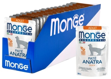 Monge Monoprotein паштет утка 85 г 28 шт