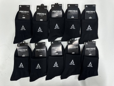 Носки, спортивные носки ABOSHI 10 пар черный 40-43