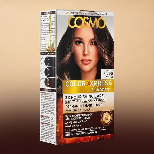 Cosmo Express Cream Темный коричневый с кофейным оттенком и холодным отливом крем-краска 100 мл