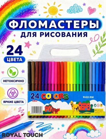 Фломастер Royal Touch DF-24
