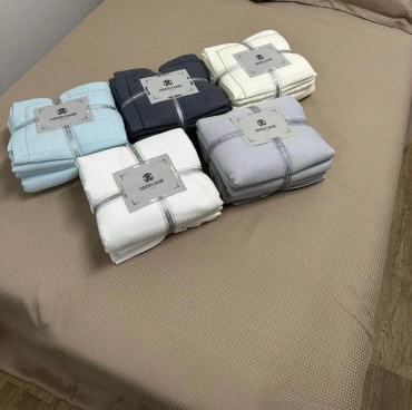 Комплект Roberto Cavalli вафля евростандарт хлопок, бамбук, 2 наволочки: 50x70 см