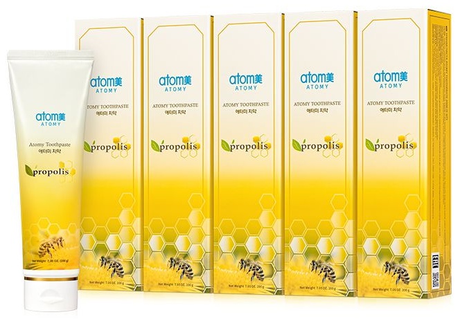 Atomy зубная паста Propolis 5 шт по 200 г