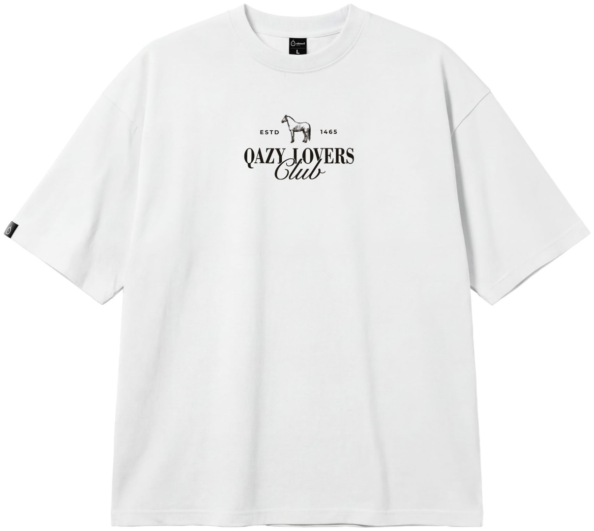 Футболка Almurt Qazy lovers club белый
