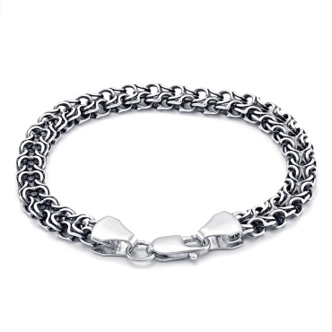 Lucente Silver BRA-LU-925-6007533-21 длина 21 см, вес 17.61 г серебро, плетение рамзес