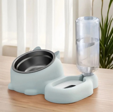 Кормушка, поилка Aitapet Feeder 1748 300 мл бирюзовый