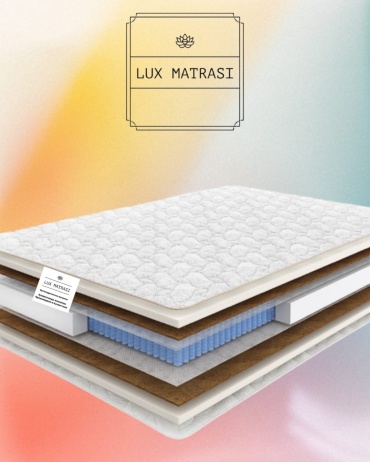 Матрас LUX MATRASI НПБ Элит Мемори 512, 155x210x22 см