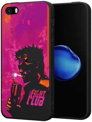 Чехол Mcover для Apple iPhone 5, iPhone 5S, iPhone SE рисунок