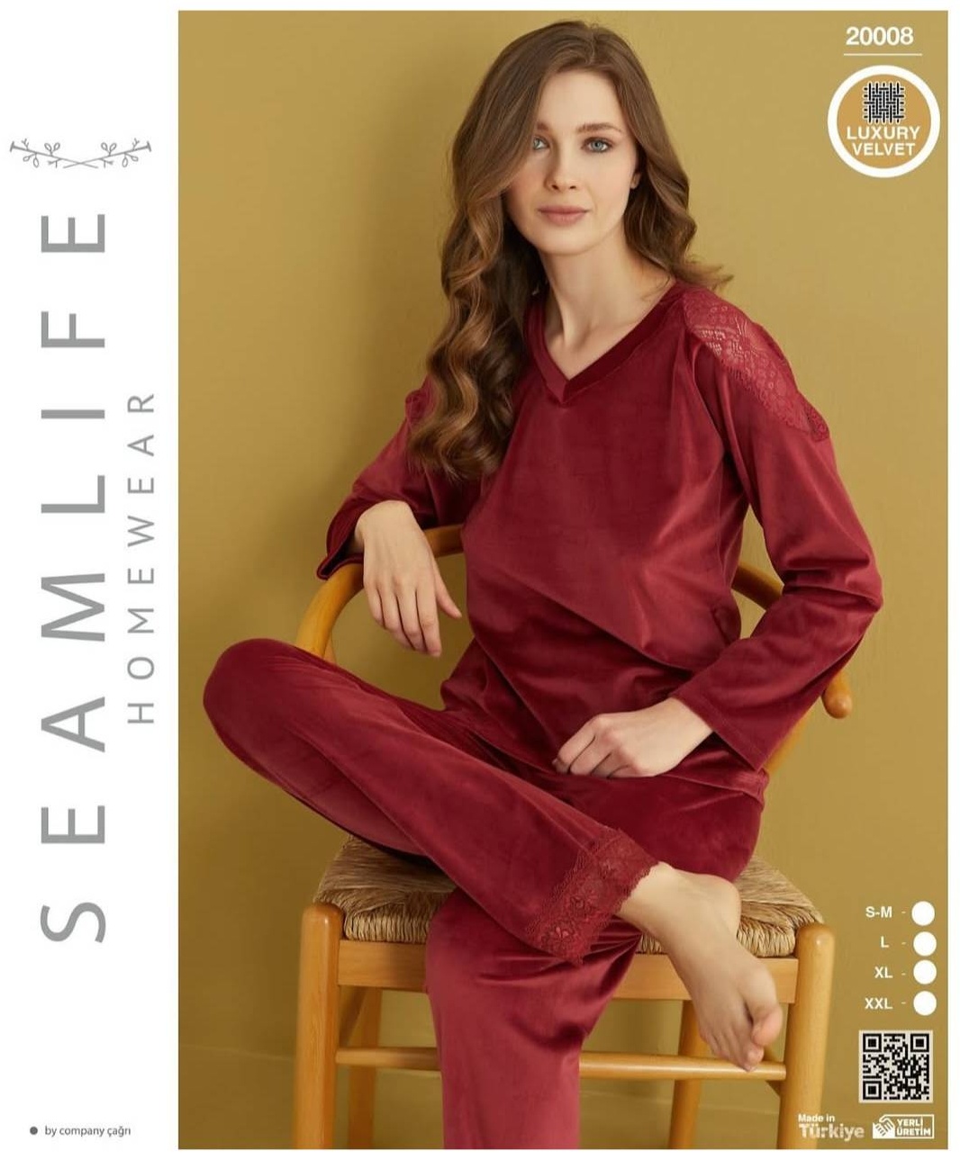Комплект Seamlife красный, бордовый