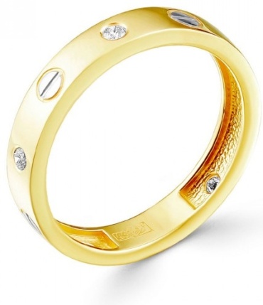 PRESTIGE JEWELRY К-178-03 размер 17.5 вес 2.88 г золото, бриллиант