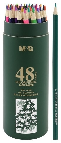 Цветной карандаш M&G форма шестигранная 48 шт