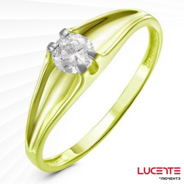 Lucente Бриллианты Якутии 1362603_5_5_1_175 размер 17.5 вес 1.22 г золото, бриллиант
