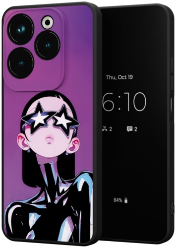 Чехол Mcover для Infinix HOT 40, HOT 40 Pro рисунок