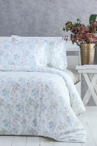 Комплект PAVIA HOME LUCIA BLUE семейный хлопок, ранфорс, 2 наволочки: 50x70 см