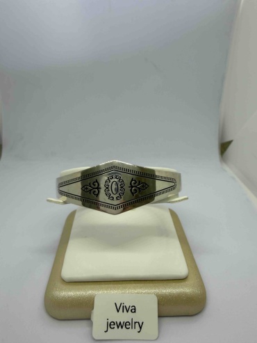 Viva Jewelry 925000002 длина 20 см, вес 17.2 г серебро, плетение отсутствует