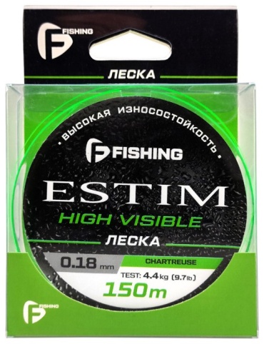 F-Fishing монофильная леска FENC-018 0.18 мм зеленый