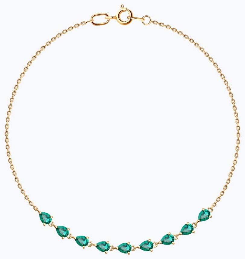 SOKOLOV 750680 длина 18 см, вес 1.59 г золото, плетение фантазийное