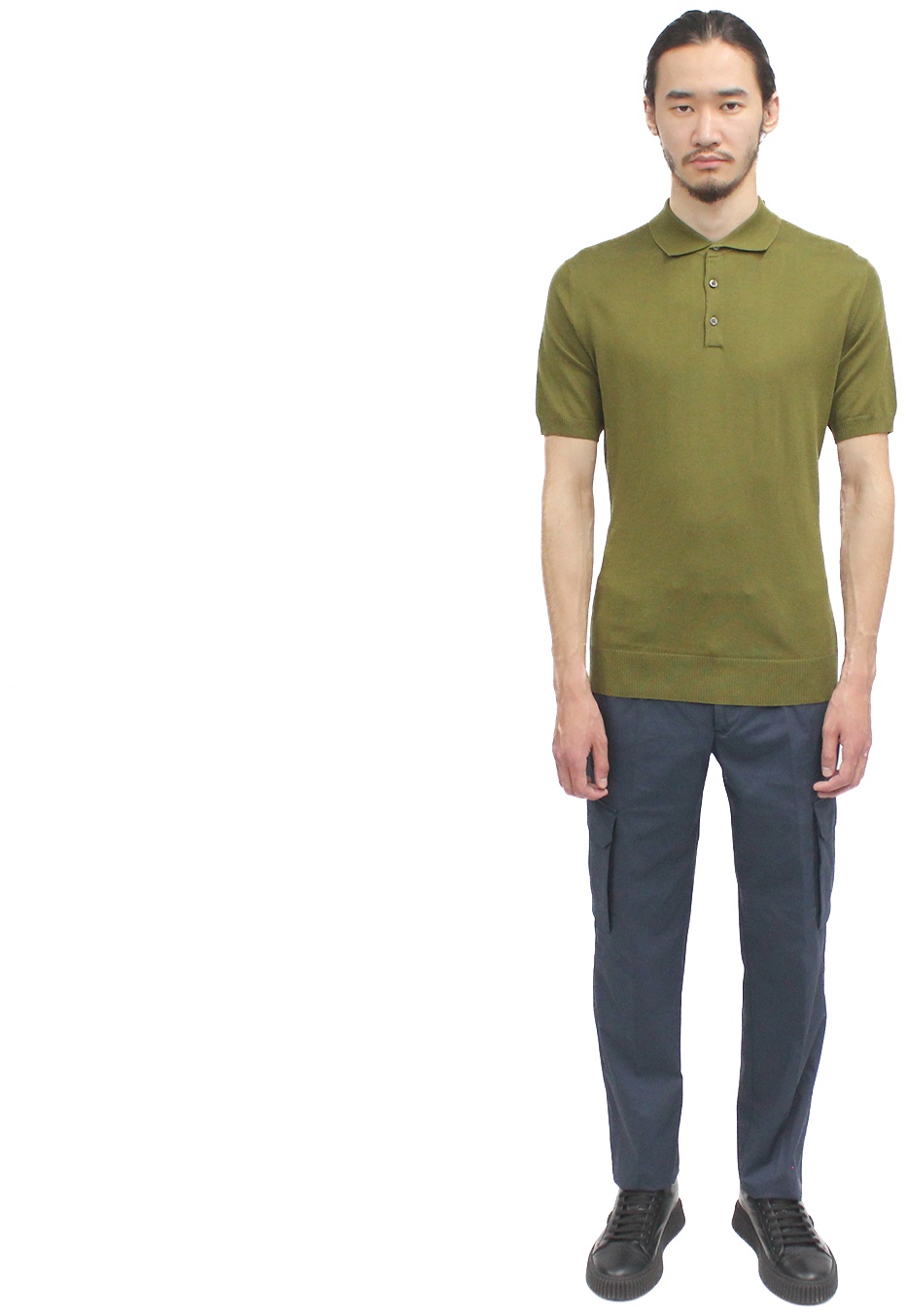 Поло Corneliani зеленый