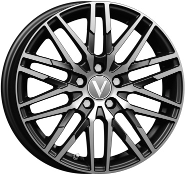 Carwel 22900AС 6x16/4x98 D58.5 ET35 4 диска черный, серый матовый