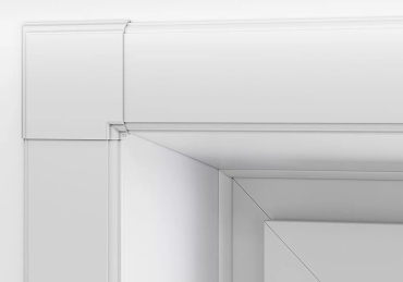 QUNELL откос ПВХ 500x1800x1800, белый