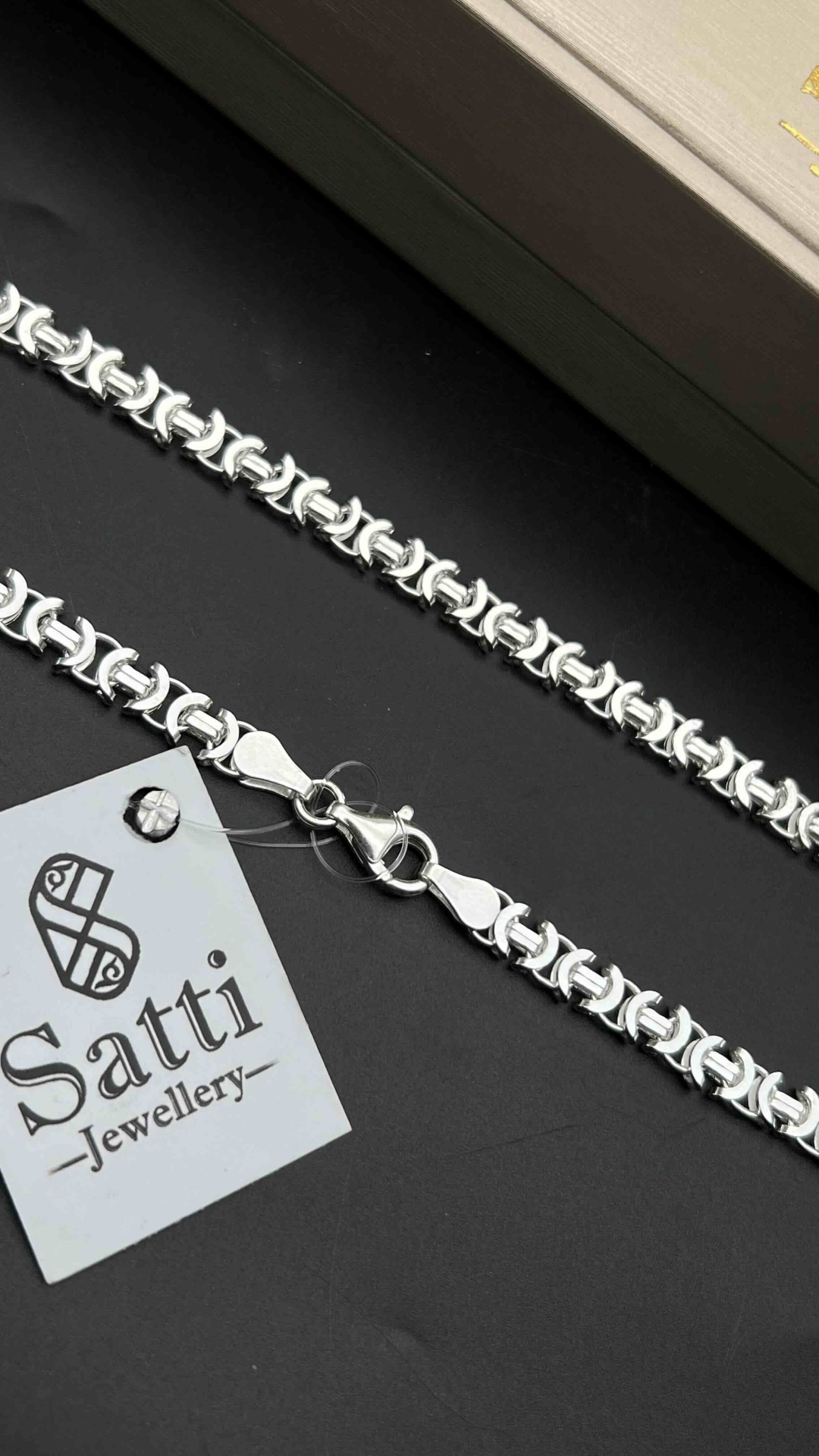 Era Jewellery Vh001 длина 55 см, вес 32.89 г серебро, плетение волчий хвост