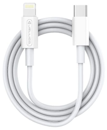 Кабель Jellico USB TypeC (M), Lightning, 1 м, B1 белый