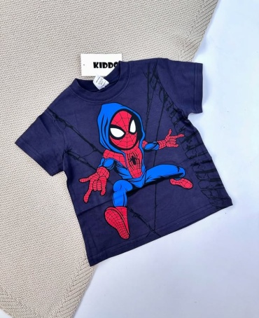 Футболка Человек паук KIDDO графит