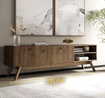 ТВ-тумба напольная 863947905, 171.4x50x34 см, коричневый