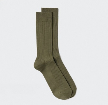 Носки Uniqlo 1 пара хаки 23-25 см