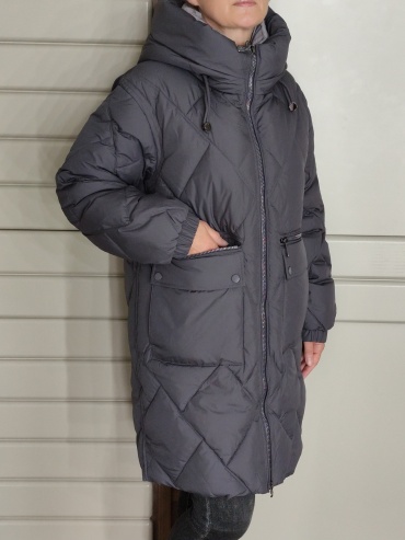 Зимняя куртка Bogema Store синий, графит