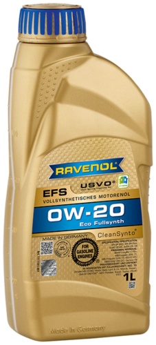 Синтетическое RAVENOL EFS 0W-20 1 л