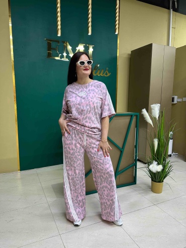 Повседневный костюм FASHION розовый
