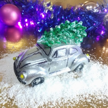 Силиконовый молд Chocolove Новогодняя машина PL
