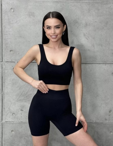 Спортивный костюм AllMart черный