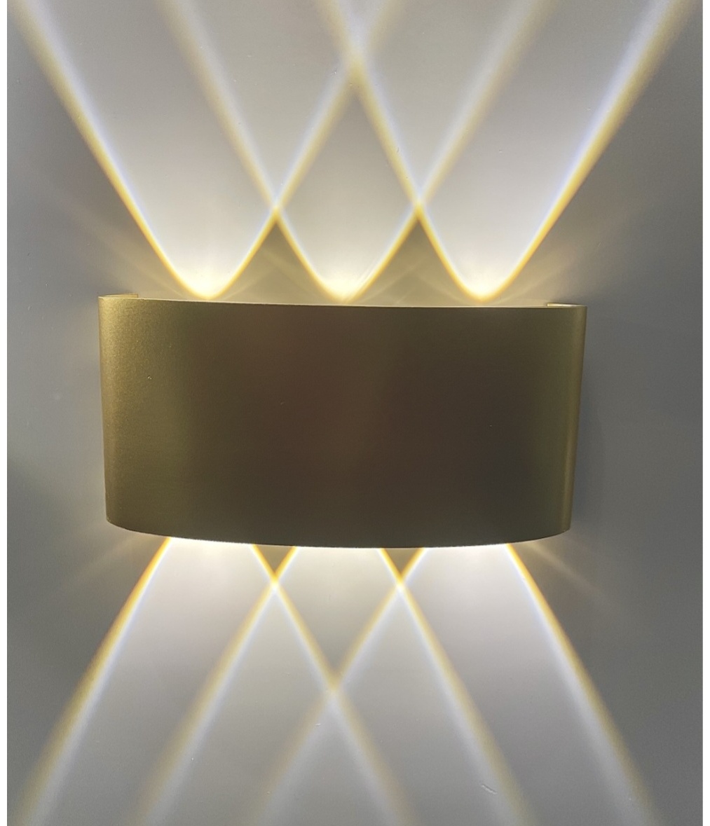 Бра настенный LED, золотистый
