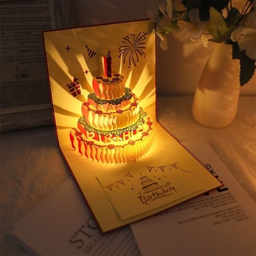 Аудио открытка музыкальна Happy Birthday 1 шт