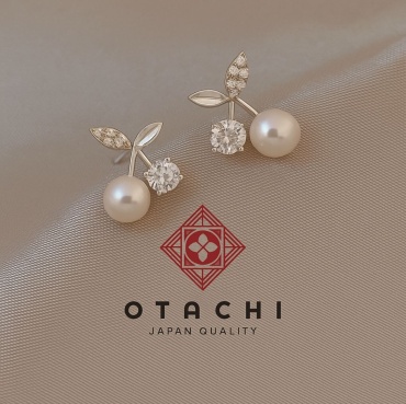 Серьги OTACHI бижутерный сплав, без вставок
