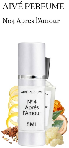 Aivé perfume No 4 Apres l'Amour духи PARFUM 5 мл, унисекс